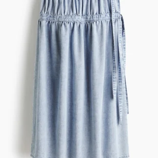 H&M タイディテールデニムスカート