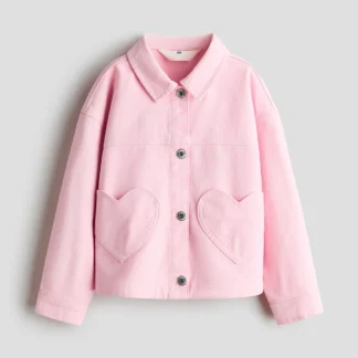 H&M ハートポケット ツイルジャケット