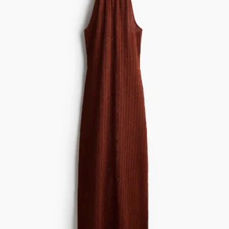 H&M クリンクルノースリーブワンピース