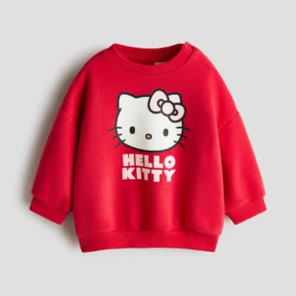 H&M プリントスウェットシャツ