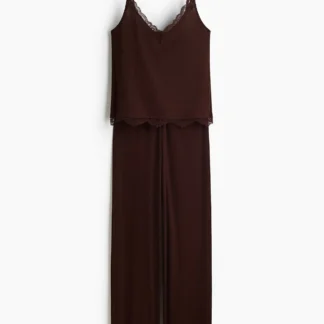 H&M レーストリム リブパジャマ