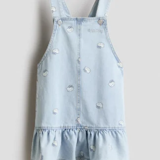 H&M プリントサロペットスカート