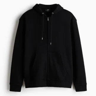 H&M リラックスフィット フルジップスウェットパーカ