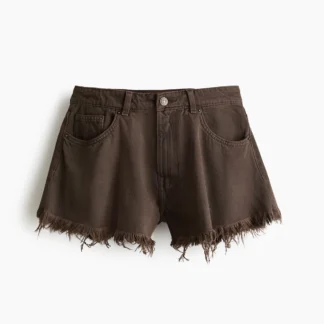 H&M フレイドデニムショートパンツ