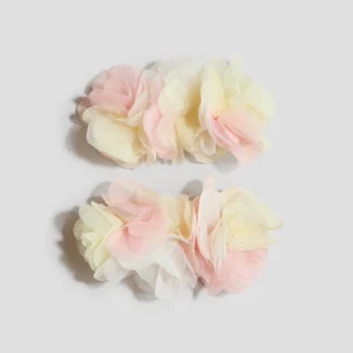 H&M フラワーモチーフヘアクリップ 2個セット