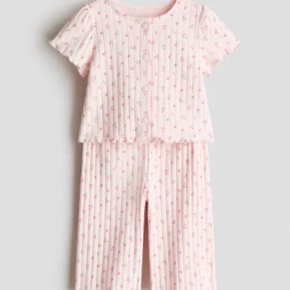 H&M コットンリブ2アイテムセット