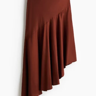 H&M アシンメトリーデザイン レーヨンスカート