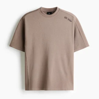 H&M ルーズフィット プリントコットンTシャツ