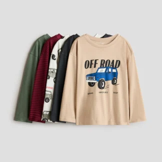 H&M 長袖Tシャツ 5枚セット