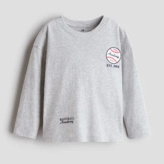 H&M プリント長袖Tシャツ
