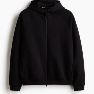 H&M フルジップ スポーツフーデッドトップス DryMove™