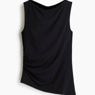 H&M ドレープボートネックトップス