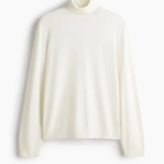 H&M レギュラーフィット タートルネックファインニットセーター