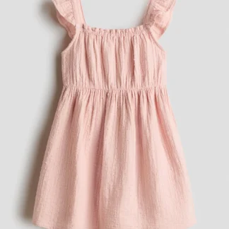 H&M コットンモスリンワンピース
