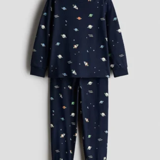 H&M プリントコットンパジャマ