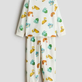 H&M プリントコットンパジャマ