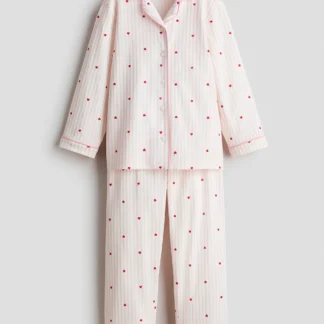H&M プリントコットンパジャマ
