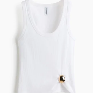 H&M メタルディテールタンクトップ