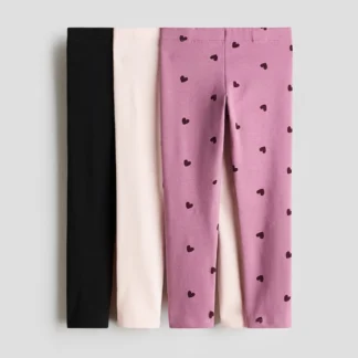 H&M 裏起毛レギンス 3本セット