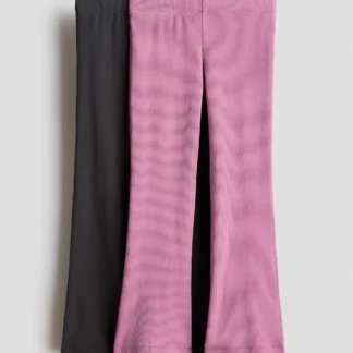 H&M フレアレギンス 2本セット