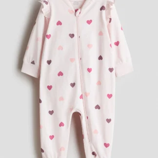 H&M プリントカバーオールパジャマ