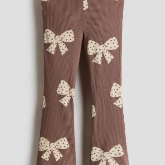 H&M コットンフレアレギンス