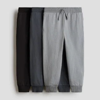 H&M コットンジョガーパンツ 3本セット