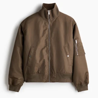 H&M パッデッドフライトジャケット