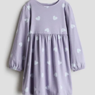 H&M プリントコットンワンピース