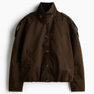 H&M ツイルブルゾン
