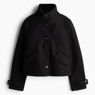 H&M ファネルカラー ショートジャケット