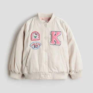 H&M パッデッドワッペンスタジャン