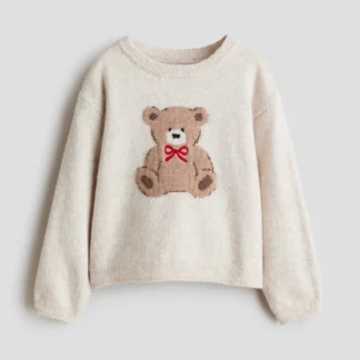 H&M モチーフディテールセーター