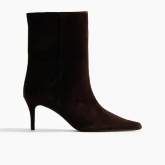 H&M レザーヒールブーツ
