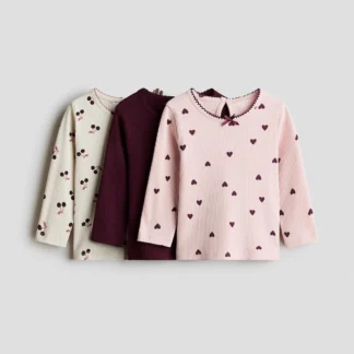 H&M コットントップス 3枚セット