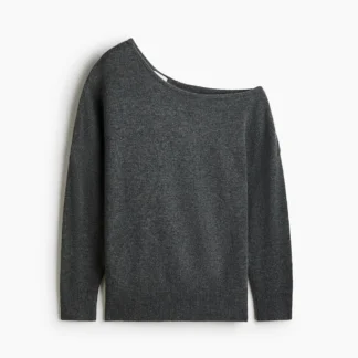 H&M ワンショルダー ファインニットセーター