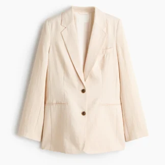 H&M シングルブレスト ツイルブレザー
