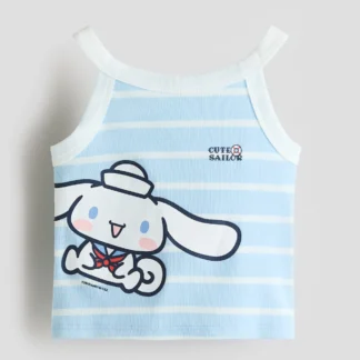 H&M デザインリブタンクトップ