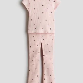 H&M コットンリブ2アイテムセット