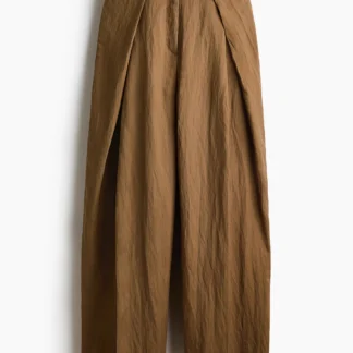 H&M クリンクルラップディテールパンツ