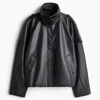 H&M オーバーサイズ コーティングジャケット