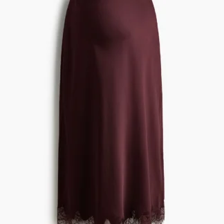 H&M MAMA レーストリムスリップスカート