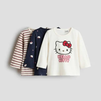 H&M プリントトップス 3枚セット