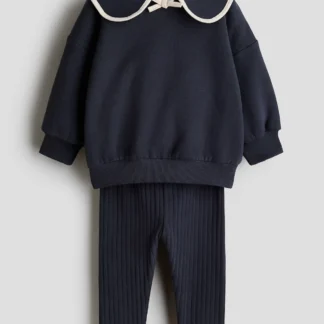 H&M スウェットシャツ&レギンス 2アイテムセット