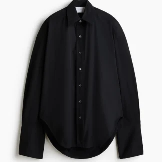 H&M オーバーサイズ コットンシャツ