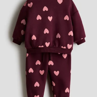 H&M プリントデザイン スウェット2アイテムセット