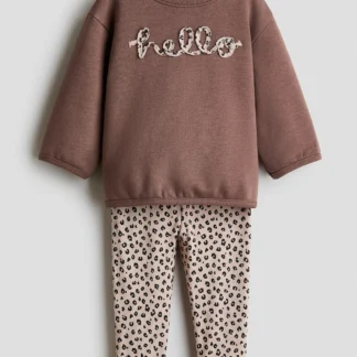 H&M スウェットシャツ&レギンス 2アイテムセット
