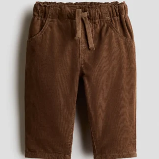 H&M コットンコーデュロイジョガーパンツ