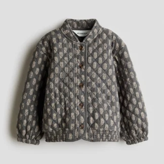 H&M キルティングモスリンジャケット