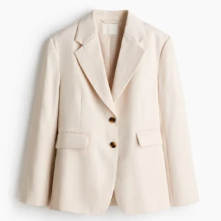 H&M シングルブレスト ツイルブレザー